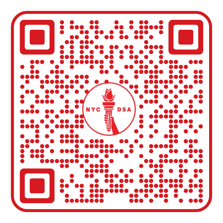 QR code for dsa.nyc/DonateLive